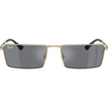 Emy RB3741, Light Gold/Dark Grey Silver Flash Mirror Lenses 59 Eye Size