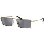 Emy RB3741, Light Gold/Dark Grey Silver Flash Mirror Lenses 59 Eye Size