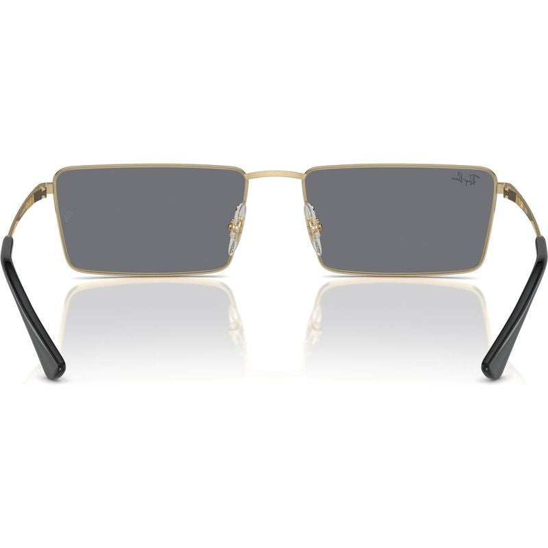 Emy RB3741, Light Gold/Dark Grey Silver Flash Mirror Lenses 59 Eye Size
