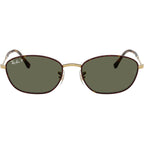 RB3749, Havana on Gold/Green Glass Polarised Lenses 55 Eye Size