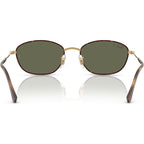 RB3749, Havana on Gold/Green Glass Polarised Lenses 55 Eye Size