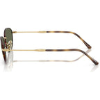 RB3749, Havana on Gold/Green Glass Polarised Lenses 55 Eye Size