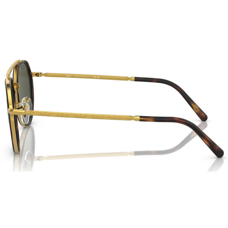 RB3765, Legend Gold/Green Glass Lenses