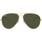 Old Aviator RB3825, Arista Gold/Green Glass Lenses 58 Eye Size