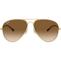 Old Aviator RB3825, Arista Gold/Brown Clear Gradient Glass Lenses 62 Eye Size