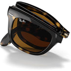 Wayfarer Folding RB4105, Light Havana/Brown Glass Lenses 50 Eye Size