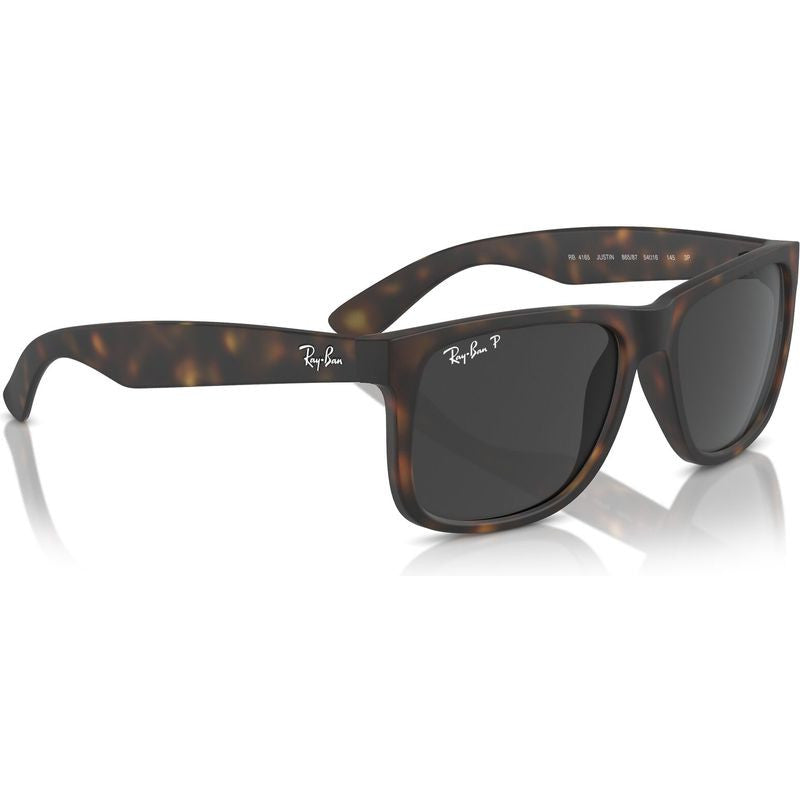 Justin Classic RB4165, Rubber Havana/Dark Grey Polarised Lenses 55 Eye Size