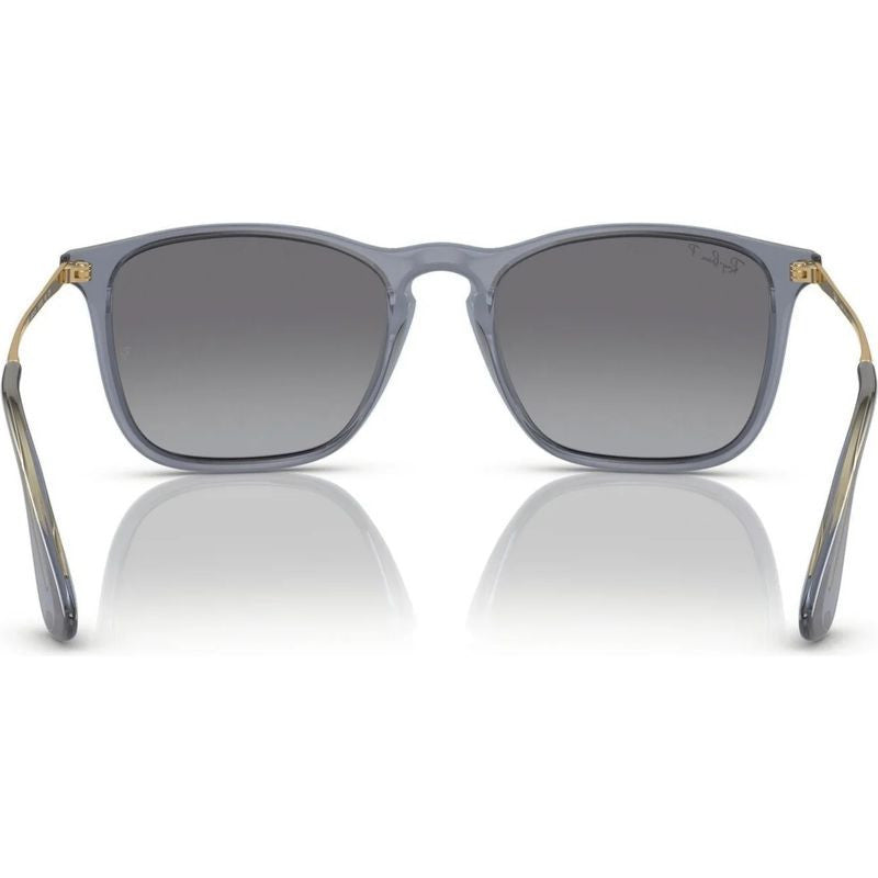 Chris RB4187, Transparent Blue/Grey Gradient Polarised Lenses