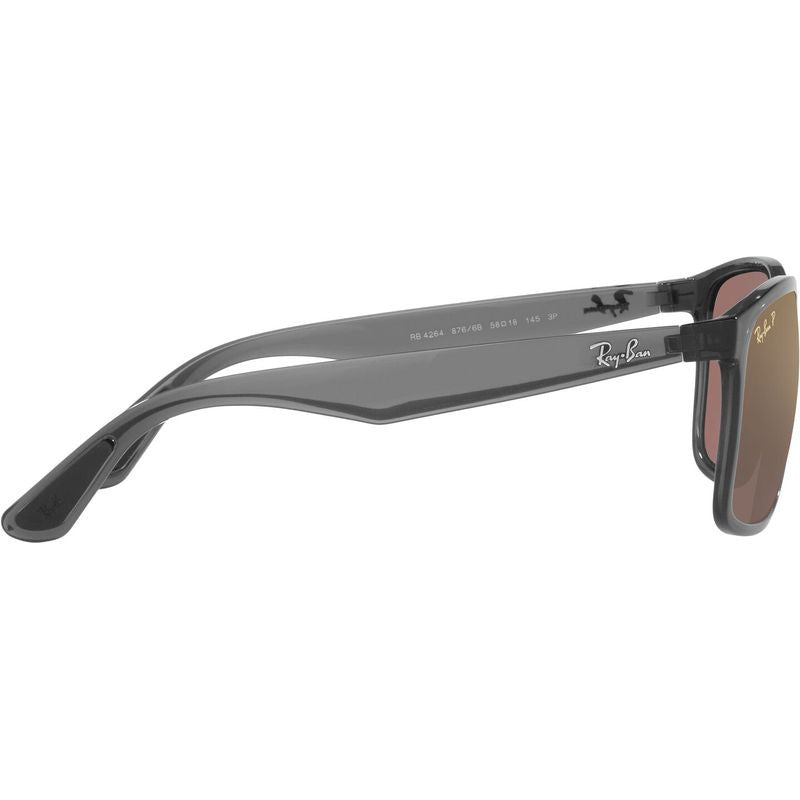 RB4264, Grey/Violet Mirror Polarised Lenses