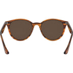 RB4305, Striped Red Havana/Dark Brown Lenses