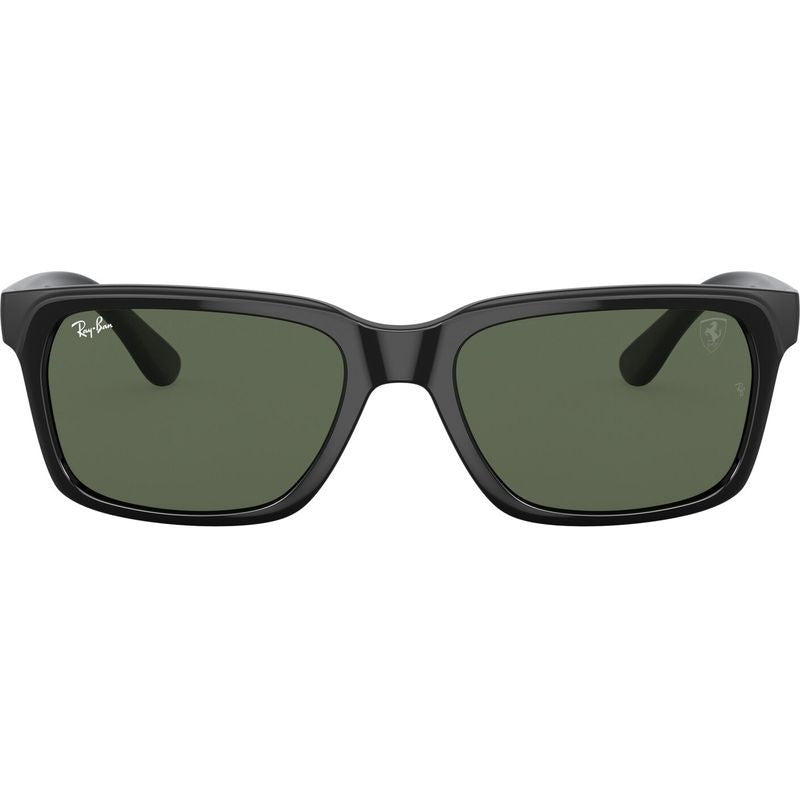 RB4393M, Black/Green Lenses