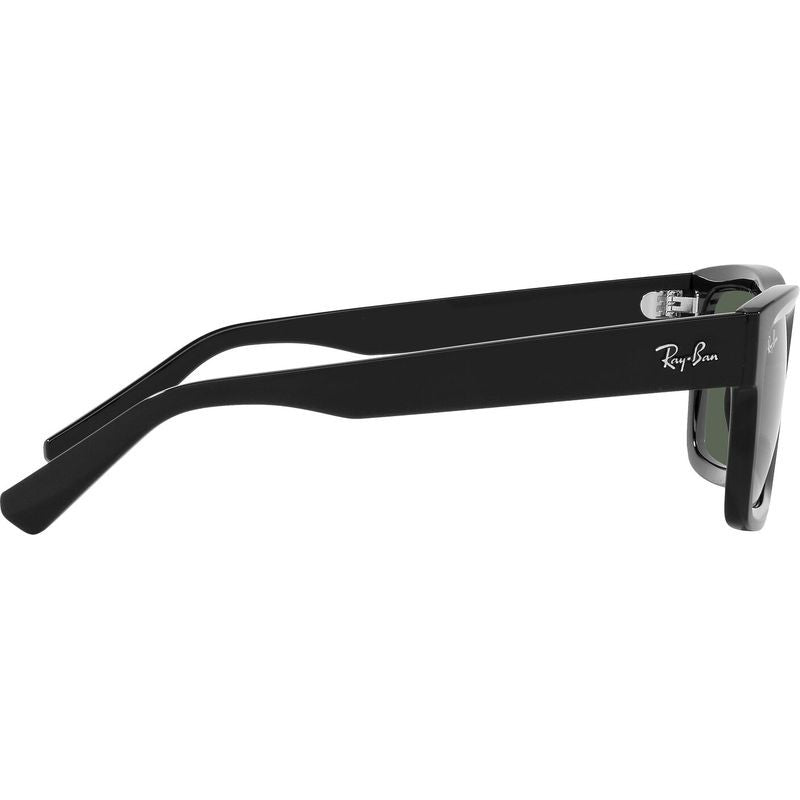 Warren RB4396, Black/Dark Green Lenses 57 Eye Size