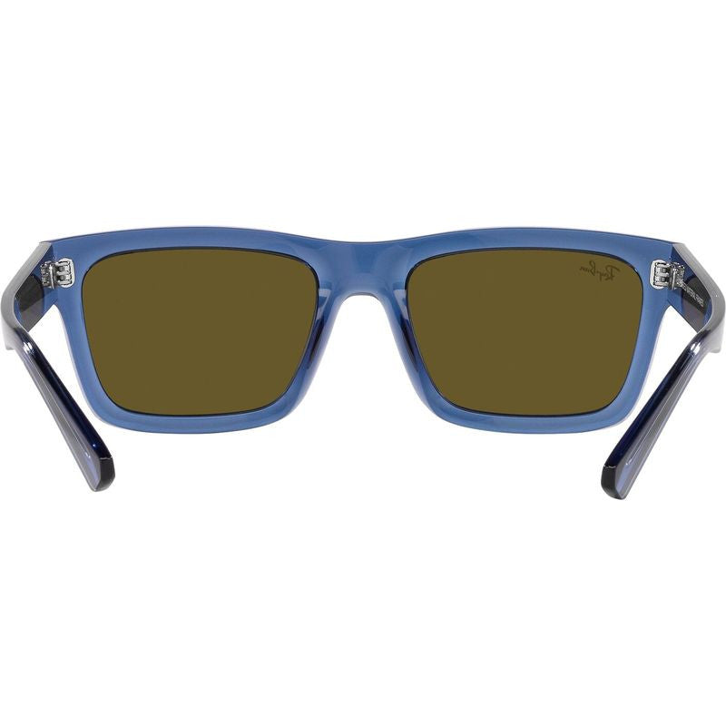 Warren RB4396, Transparent Dark Blue/Dark Brown Lenses 54 Eye Size