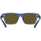 Warren RB4396, Transparent Dark Blue/Dark Brown Lenses 54 Eye Size