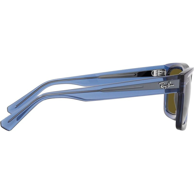 Warren RB4396, Transparent Dark Blue/Dark Brown Lenses 54 Eye Size