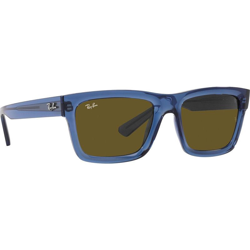 Warren RB4396, Transparent Dark Blue/Dark Brown Lenses 54 Eye Size