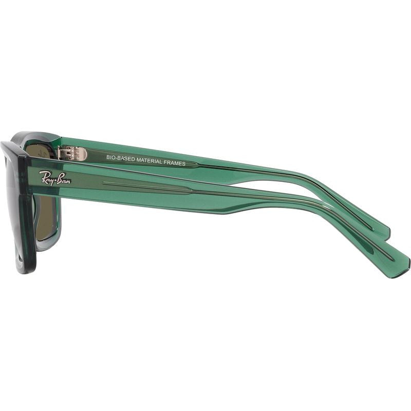 Warren RB4396, Transparent Green/Brown Lenses 54 Eye Size