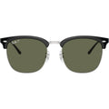 RB4418D, Black on Silver/Dark Green Polarised Lenses
