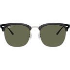 RB4418D, Black on Silver/Dark Green Polarised Lenses