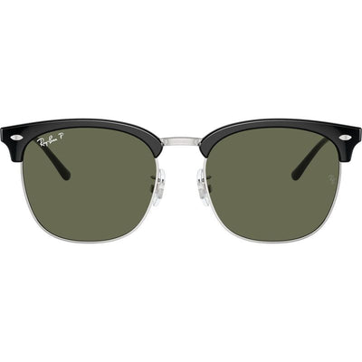 RB4418D, Black on Silver/Dark Green Polarised Lenses