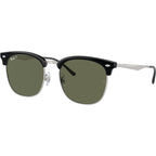 RB4418D, Black on Silver/Dark Green Polarised Lenses