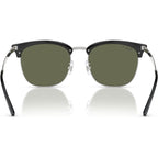 RB4418D, Black on Silver/Dark Green Polarised Lenses