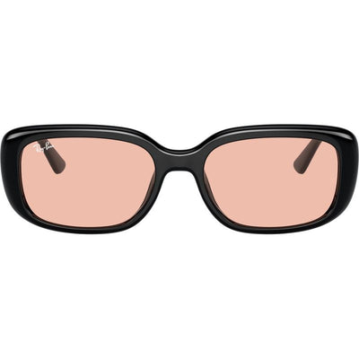 RB4421D, Black/Dark Pink Lenses