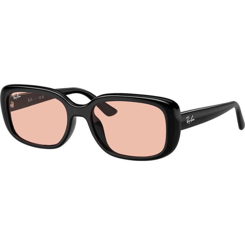 RB4421D, Black/Dark Pink Lenses