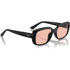 RB4421D, Black/Dark Pink Lenses
