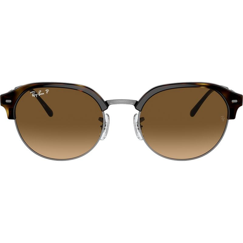 RB4429, Havana on Gunmetal/Brown Gradient Polarised Glass Lenses 55 Eye Size