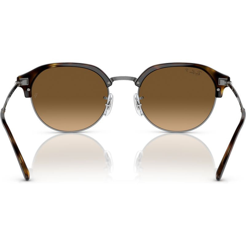 RB4429, Havana on Gunmetal/Brown Gradient Polarised Glass Lenses 55 Eye Size