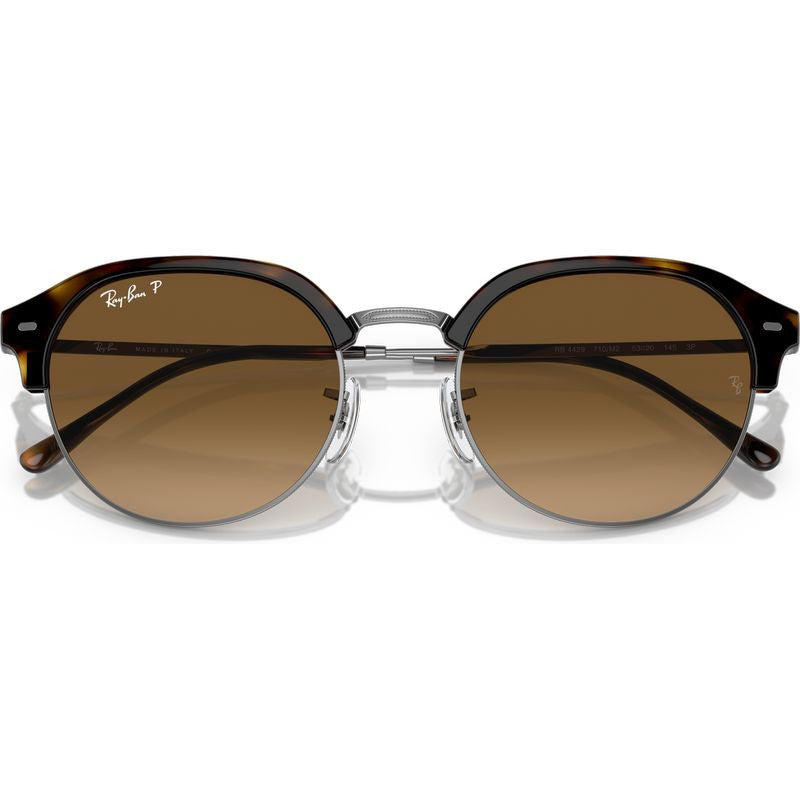 RB4429, Havana on Gunmetal/Brown Gradient Polarised Glass Lenses 55 Eye Size