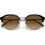 RB4429, Havana on Gunmetal/Brown Gradient Polarised Glass Lenses 55 Eye Size