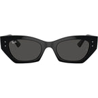 Zena RB4430, Black/Dark Grey Lenses 52 Eye Size