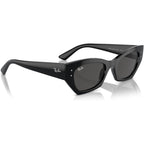 Zena RB4430, Black/Dark Grey Lenses 52 Eye Size