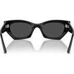 Zena RB4430, Black/Dark Grey Lenses 52 Eye Size