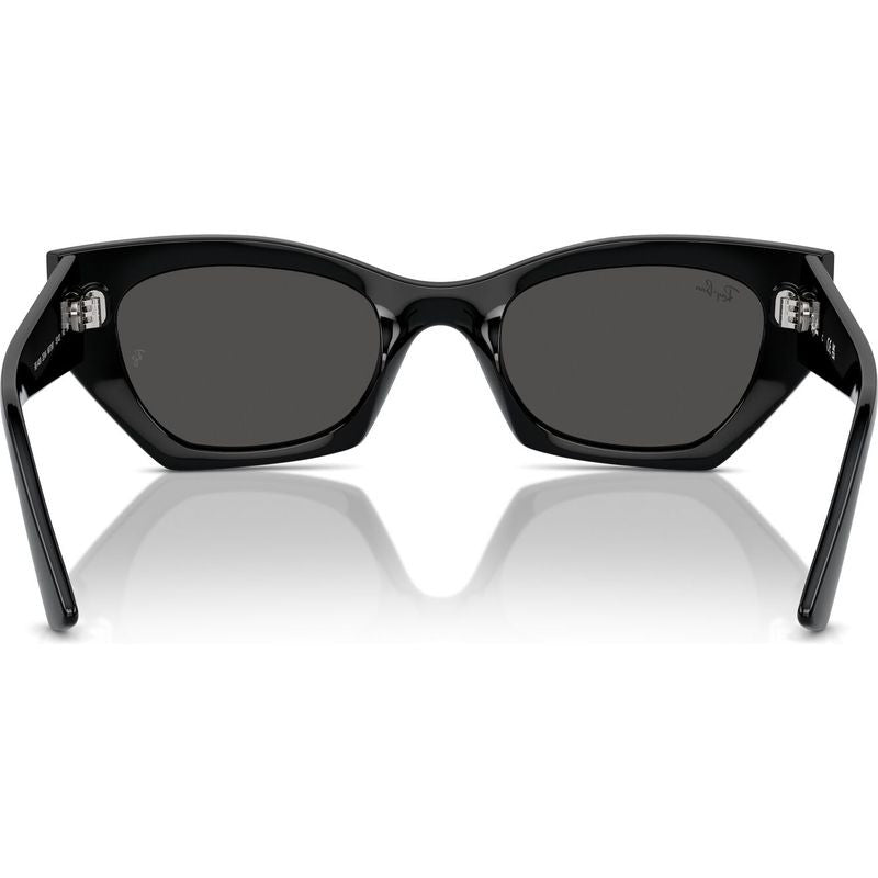 Zena RB4430, Black/Dark Grey Lenses 52 Eye Size
