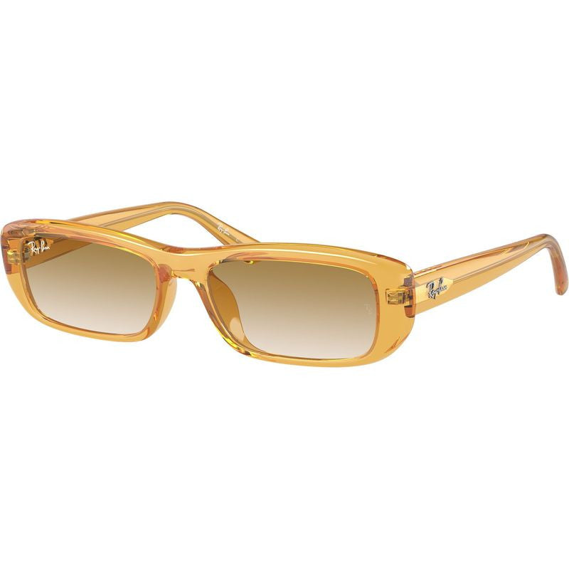 RB4436D, Transparent Yellow/Light Brown Clear Gradient Lenses