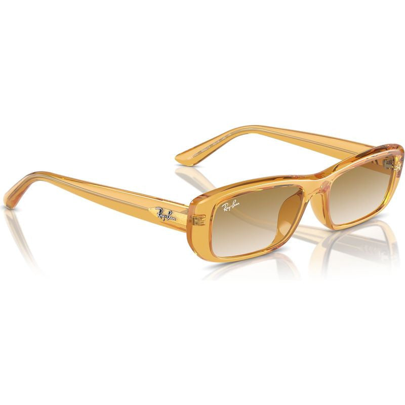 RB4436D, Transparent Yellow/Light Brown Clear Gradient Lenses