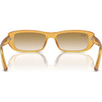 RB4436D, Transparent Yellow/Light Brown Clear Gradient Lenses