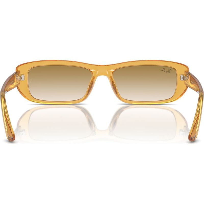 RB4436D, Transparent Yellow/Light Brown Clear Gradient Lenses