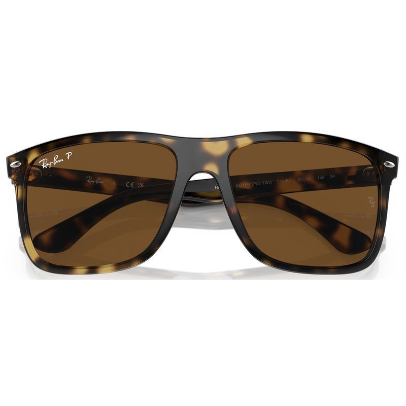 Boyfriend Two RB4547F, Havana/Brown Polarised Glass Lenses