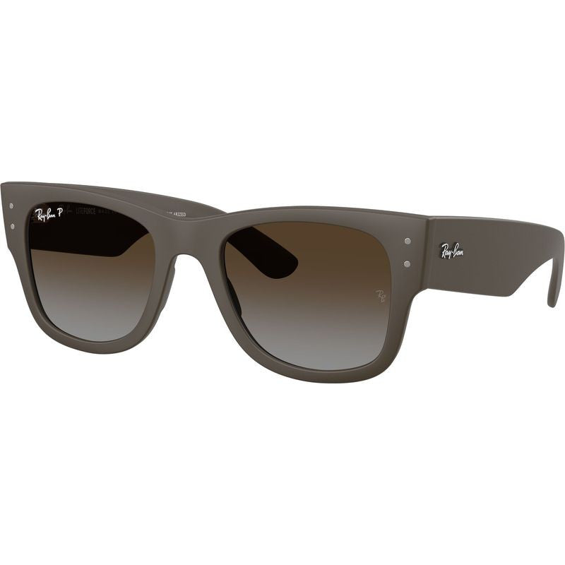 Mega Wayfarer RB4840S, Sand Brown/Brown Gradient Polarised Lenses 52 Eye Size