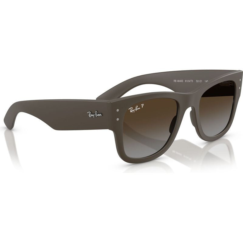 Mega Wayfarer RB4840S, Sand Brown/Brown Gradient Polarised Lenses 52 Eye Size