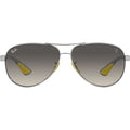 RB8331M, Silver/Grey Gradient Lenses