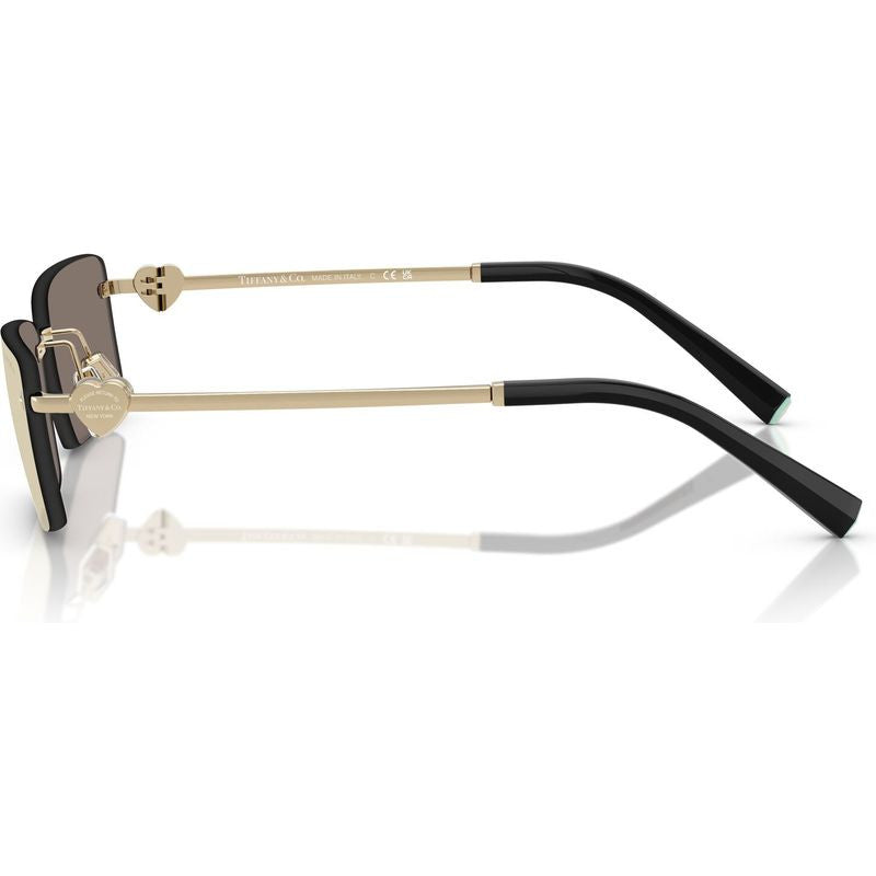 TF3108B, Pale Gold/Light Brown Gold Mirror Lenses