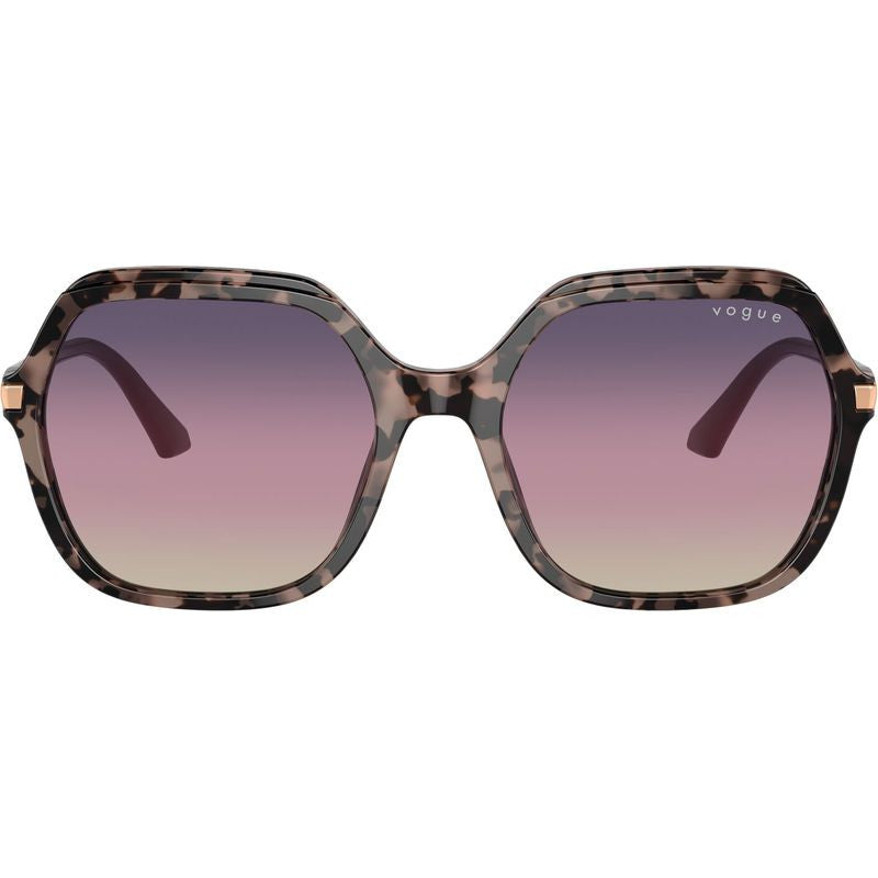 VO5561S, Pink Tortoise/Blue Violet Brown Gradient Lenses