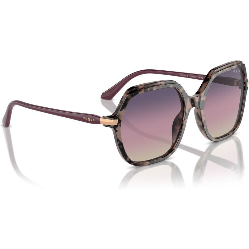 VO5561S, Pink Tortoise/Blue Violet Brown Gradient Lenses
