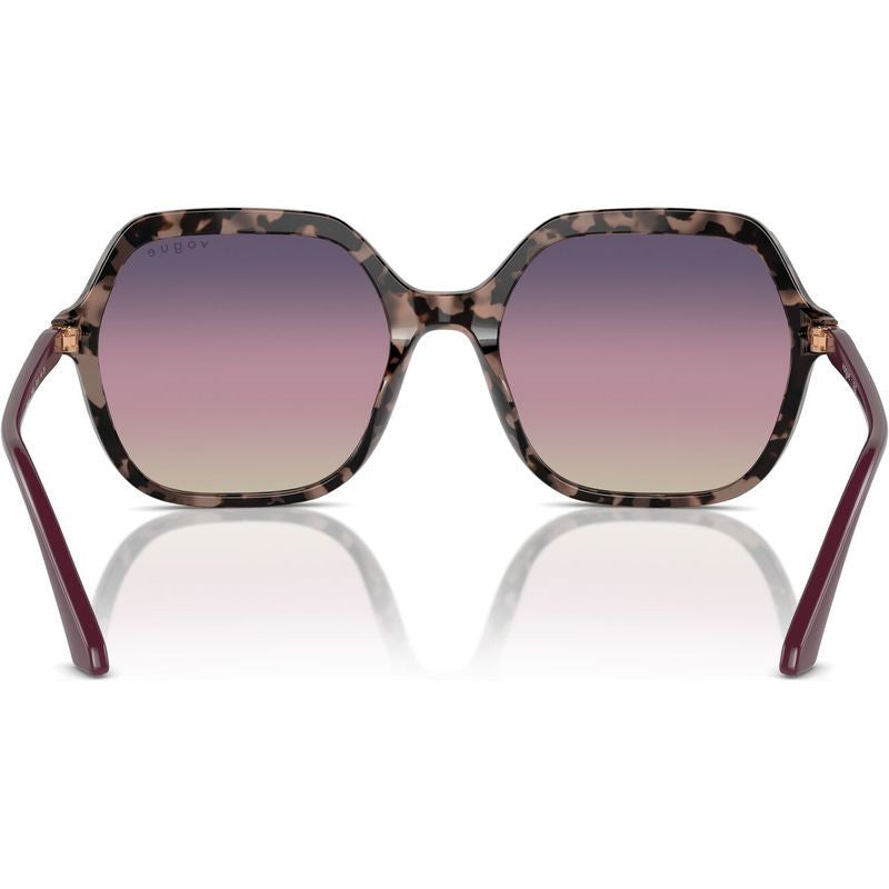 VO5561S, Pink Tortoise/Blue Violet Brown Gradient Lenses