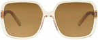 Everly, Crystal Rose/Brown Gradient Polarised Lenses